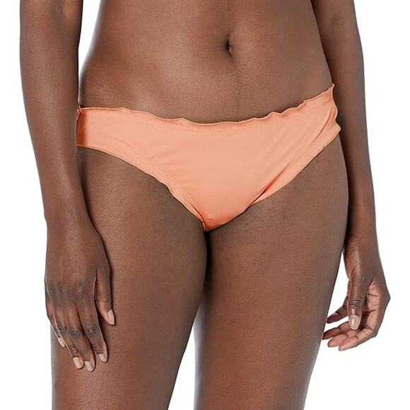 smart & sexy Other - New Smart & Sexy Womens Small Peach Luster Ruffled Ruched Back Bikini Bottoms
